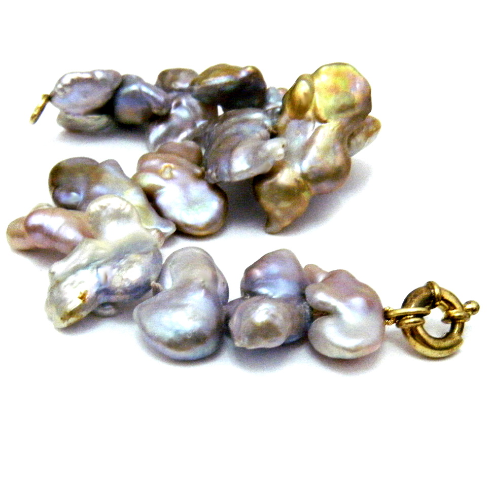 Natural Colours Huge Pearls Bracelet